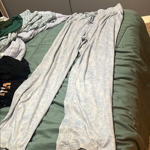 Women's Light Blue Sleepwear Pants